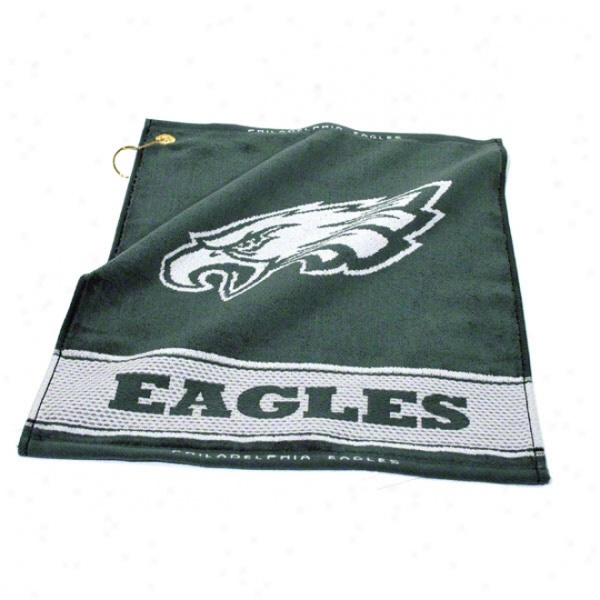 Philadelphia Eagles Woven Golf Towel