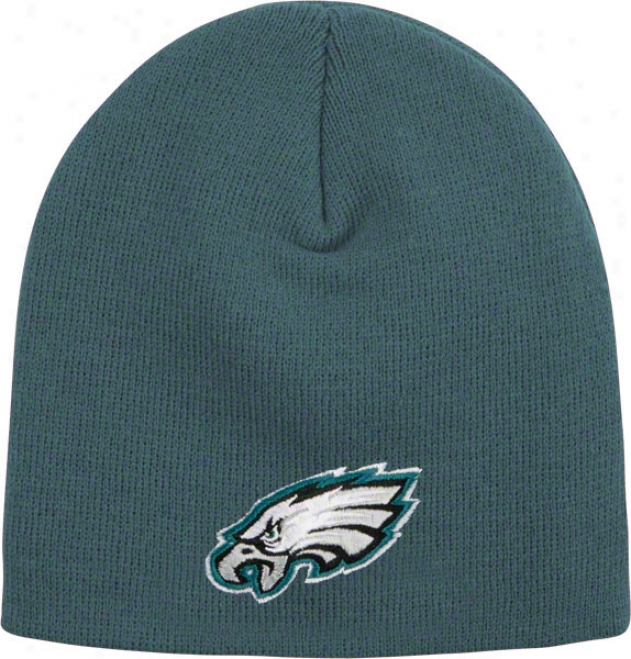 Philadelphia Eagles Youth Basic Uncuffed Knit Hqt