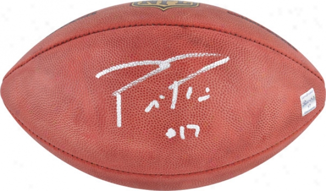 Philip Rivers Autographed Football  Details: San Diego Chargers, Duke Pro Nfl Ball