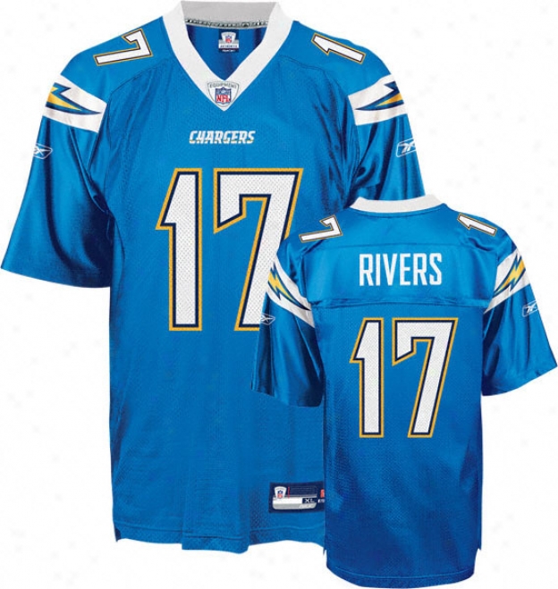 Philip Rivers Jersey: Reebok Powder Blue Replica #17 San Diego Chargers Jersey