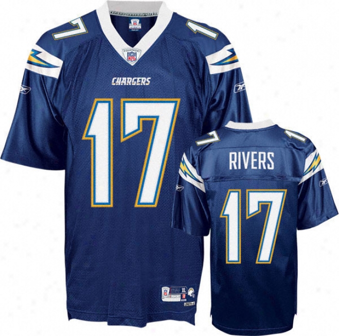 Philip Rivers Reebok Nfl Navy Premier San Diego Chargers Jersey