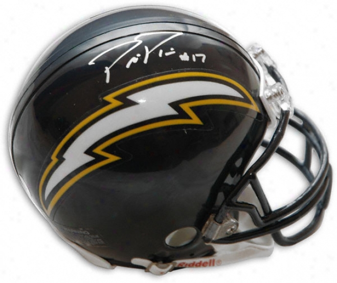 Philip Rivers San Diego Chargers Autographed Mini Helmet