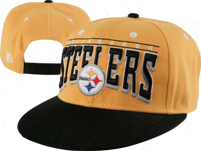 Pittsburgh Steelers 2 Tone Haard Knocks Snapback Hat