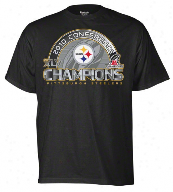 Pittsburgh Steelers 2010 Afc Conference Champions Super Bowl Xlv Solie Structure Tee