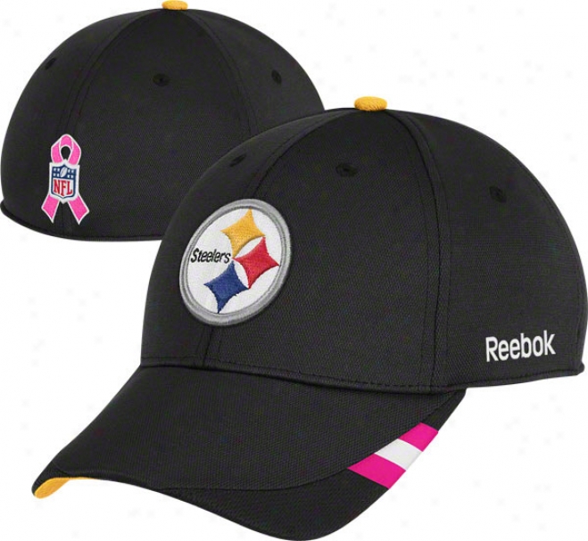 Pittsburgh Steelers 2011 Breast Cancer Awareness Coaches Sideline Structured Flex Hat