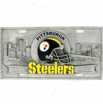 Pittsburgh Steelers 3-d License Plate