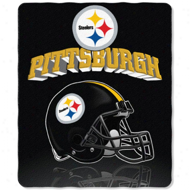 Pittsburgh Steelers 50x60 Grid Iron Fleece Throw