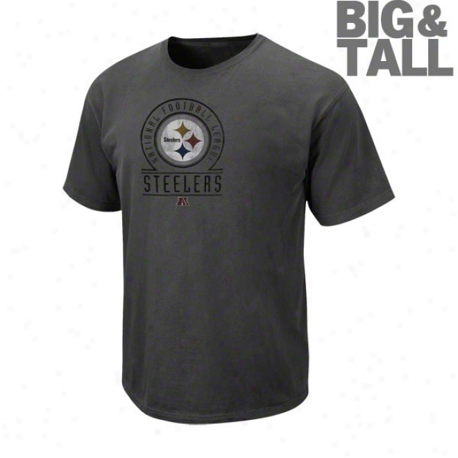 Pittsburgh Steelers Big & Tall Vintage Stadium Wear iI Pigment Dye T-shirt