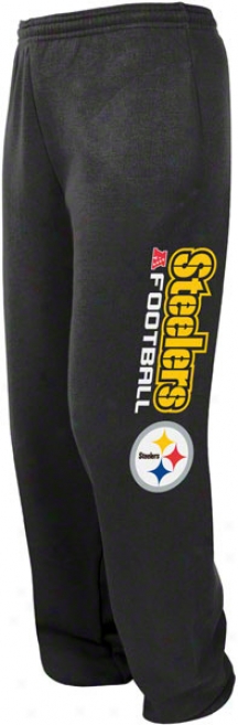 Pittsburgh Steelers Black Critical Victory V Fleece Sweatpants