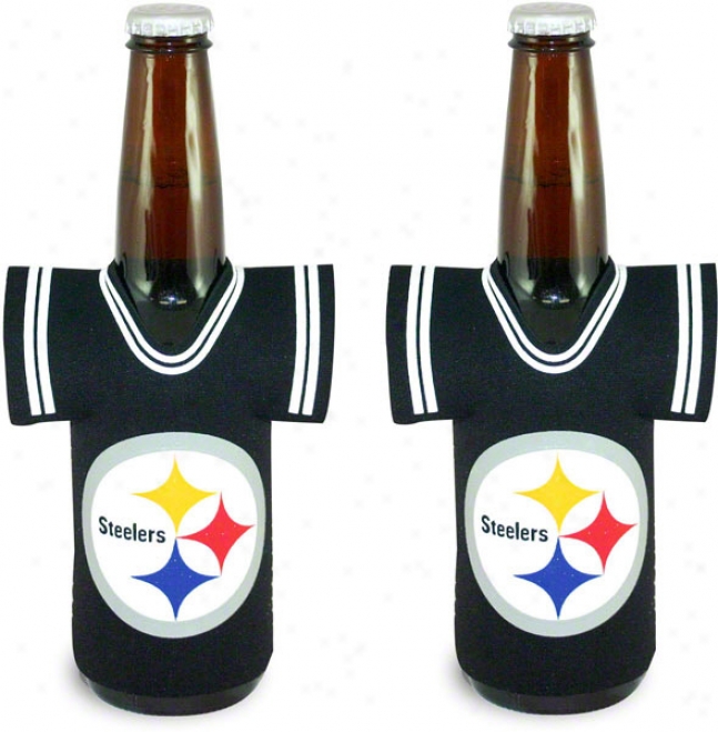 Pittsburgh Steelers Bottle Jersey Koozie 2-pack