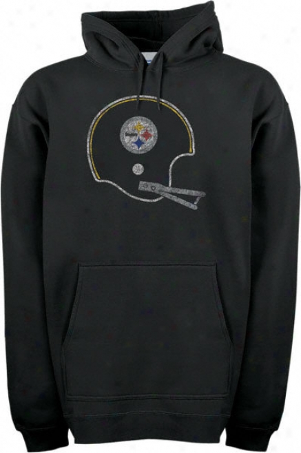 Pittsburgh Steelers Classic Nfl Thrlwback Logo Hooded Sweatshirt