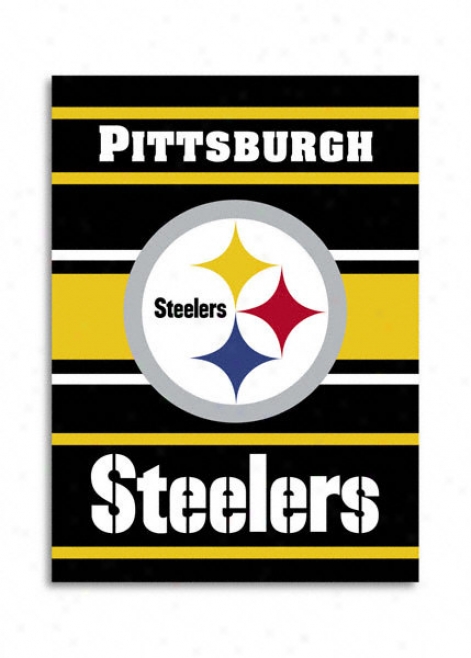 Pittsburgh Steelers Double Sided 28x40 Banner