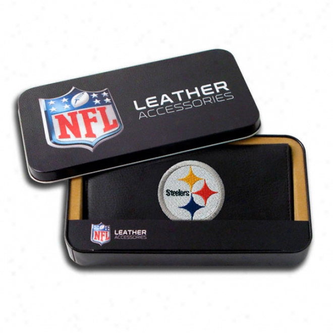 Pittsburgh Steelers Embroidered Checkbook