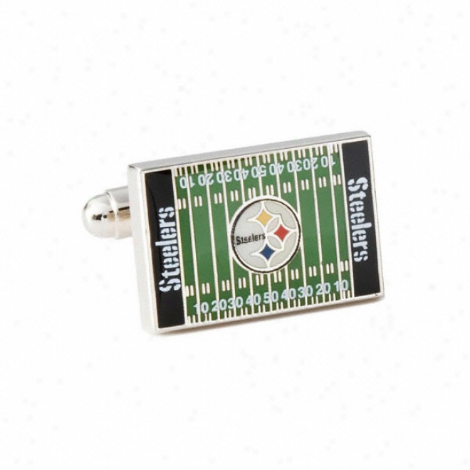 Pittsburgh Steelers Field Cufflinks