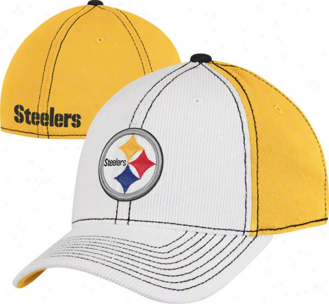 Pittsburgh Steelers Flex Hat: Corduroy Structured Flex Hat