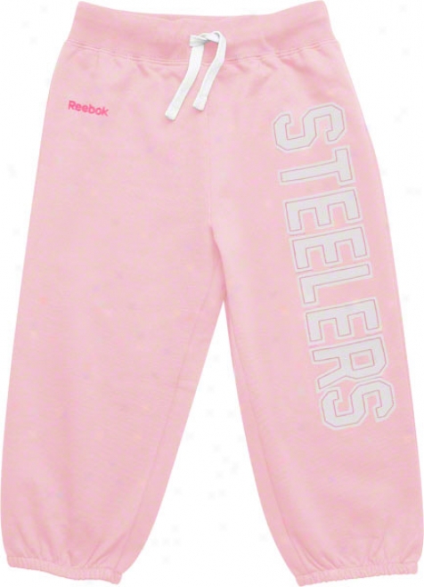 Pittsburgh Steelers Girl's Pink Game Winner Super Soft Clip Pants
