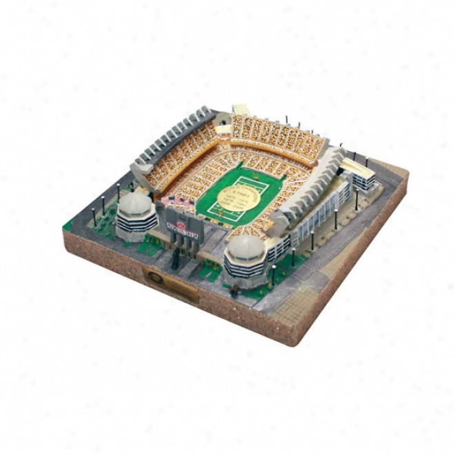 Pittsburgh Steelerx - Heinz Field Stadium Replica With Gold Medallion - Gold Series