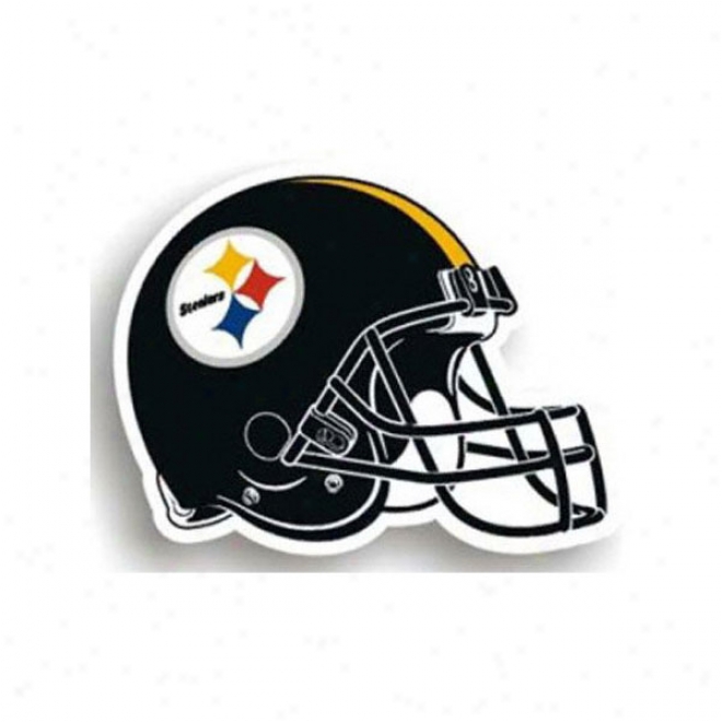 Pittsburgh Steelers Helmet Car Mabents (set Of 2)