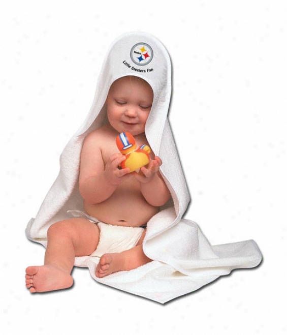 Pittsburgh Steelers Hooded Baby Towel