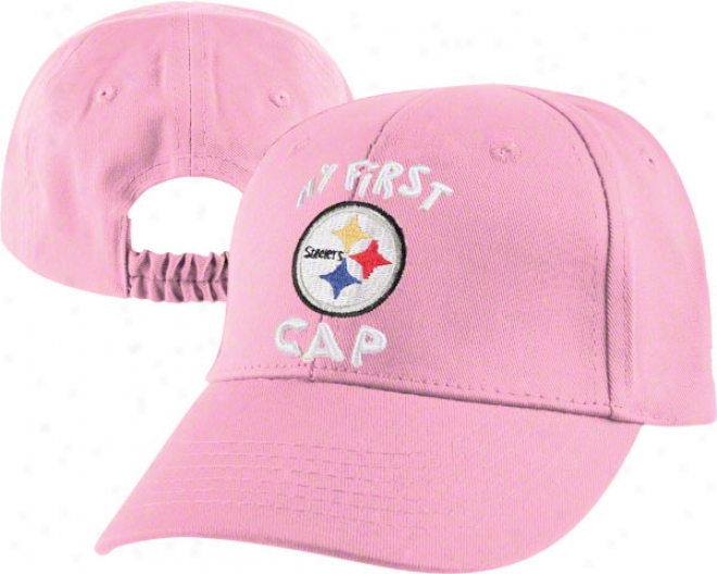 Pittsburgh Steelers Infant My First Cap Flex Pink Hat