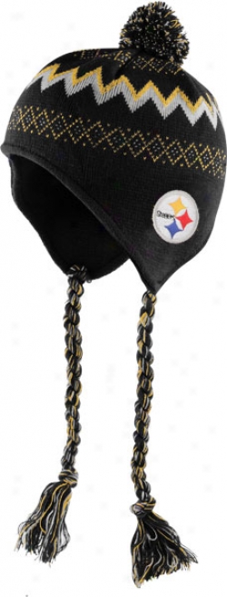 Pittsburgh Steelers Kid's 4-7 Tassel Join Pom Hat