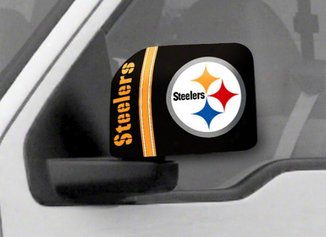 Pittsburgh Steelers Large Car Mirror Covers