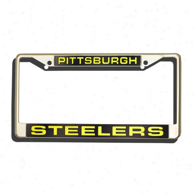 Pittsburgh Steelers Laser Chrome License Plate Frame