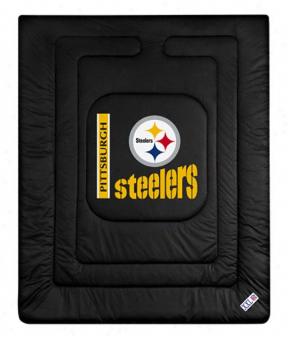 Pittsburgh Steelers Locker Room Comforter - Doubled Layer