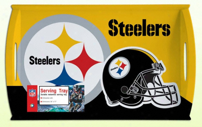 Pittsburgh Steelers Melamine Serving Tray