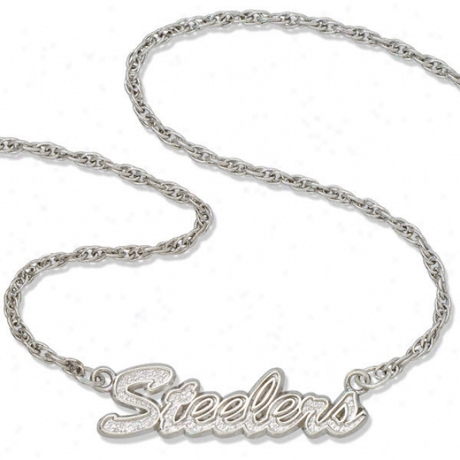 Pittsburgh Steellers Script Necklace