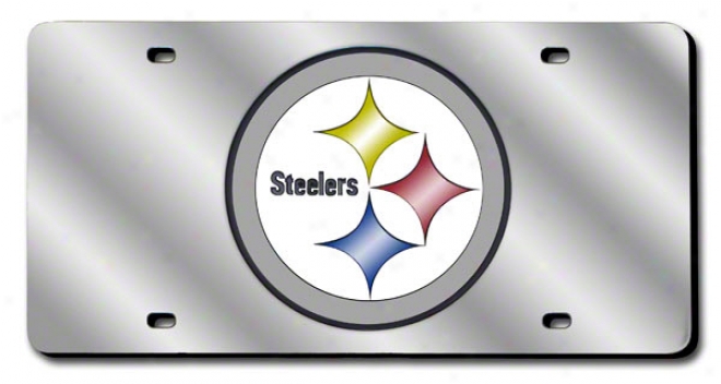Pittsburgh Steelers Solver License Plate Laser Tag