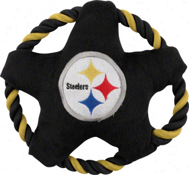 Pittsburgh Steelets Star Disk Dog Toy