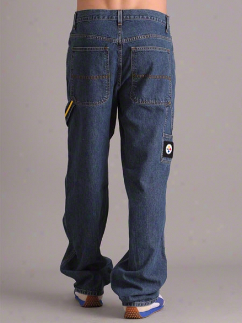 Pittsburgh Steelers Free from ~s Wash Lineman Carpenter Denim Jeans