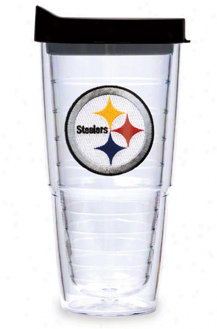 Pittsburgh Steelers Tervis Tumbler 24 Oz Cup W/ Lid