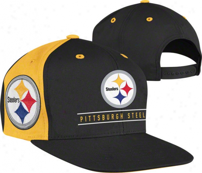 Pittsburgh Steelers The Bar Snapback Adjustable Hat