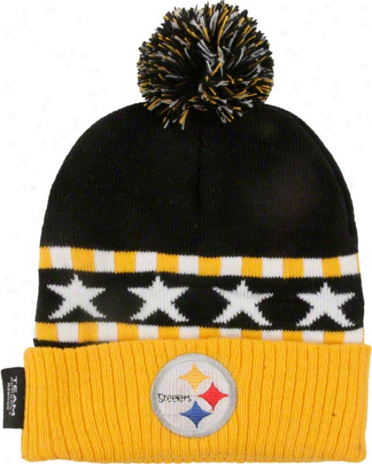 Pittsburgh Seelers Toddler Cuffed Knit Pom Hat