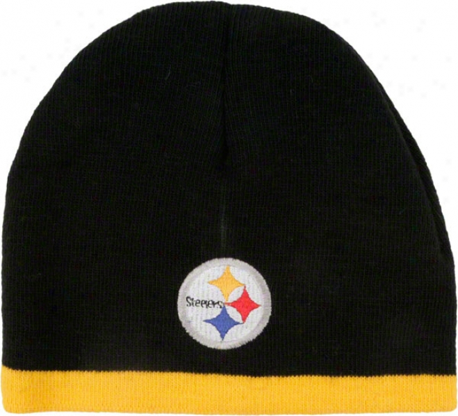 Pittsburgh Steelers Toddler Cufflesx Knit Hat