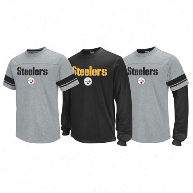 Pittsburgh Steelers Todd1er Optjon 3-in-1 T-shirt Combo Pack