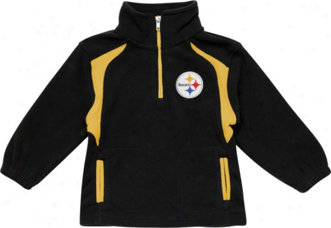 Pittsburgh Steelers Toddler Post Game Quarter-zip Fleece Jacket