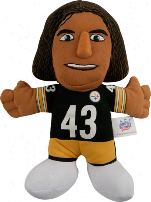 Pittsburgh Steelers Troy Polamalu 7&quot Plush Player Doll