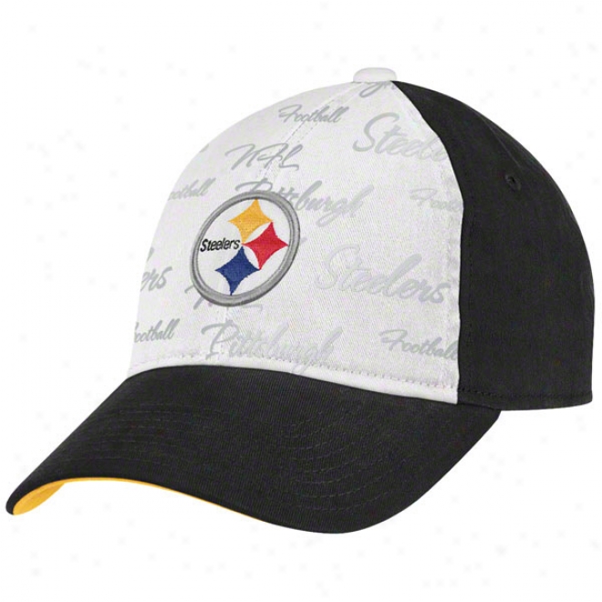 Pittsburgh Steelers Women's Hat: Foil Print Adjustable Hat