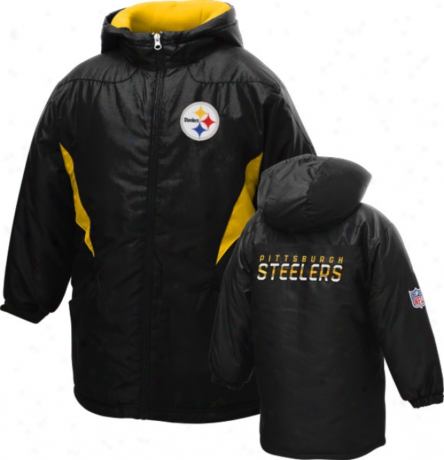 Pittsburgh Steelers Youth Sideline Momentum Mid-weight Jacket