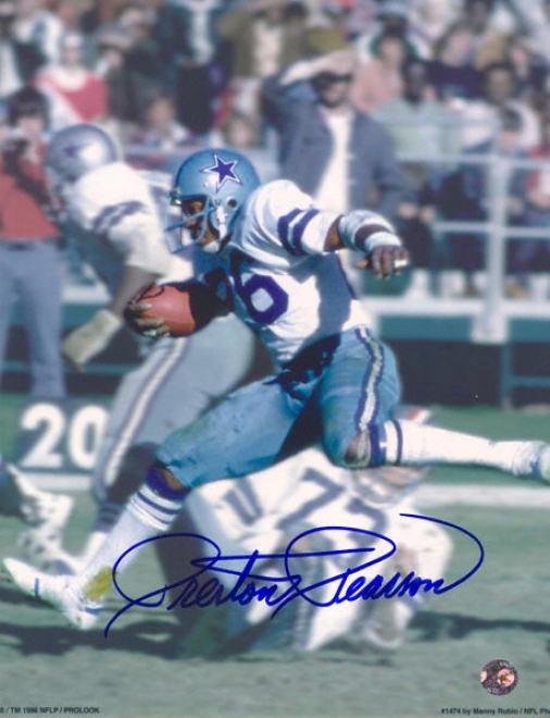 rPeston Pearson Dallas Cowboys Autographed 8x10 Photograph