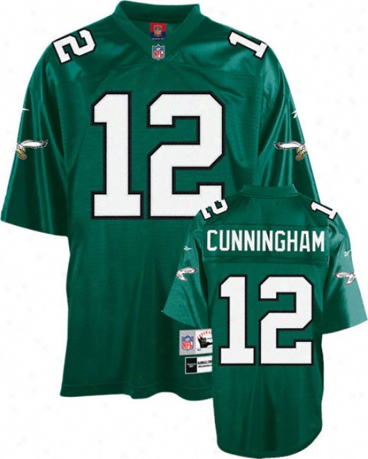 Randall Cunningham Reebok Eqt Replithentic Throwback Philadelphi Eagles Youth Jersey