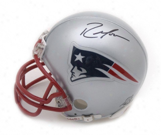 Randy Moss New England Patriots Autographe dMini Helmet