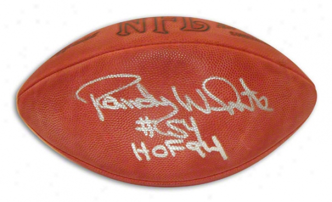 Randy White Autographed Nfl Football Inscribed &quothof 94&quot