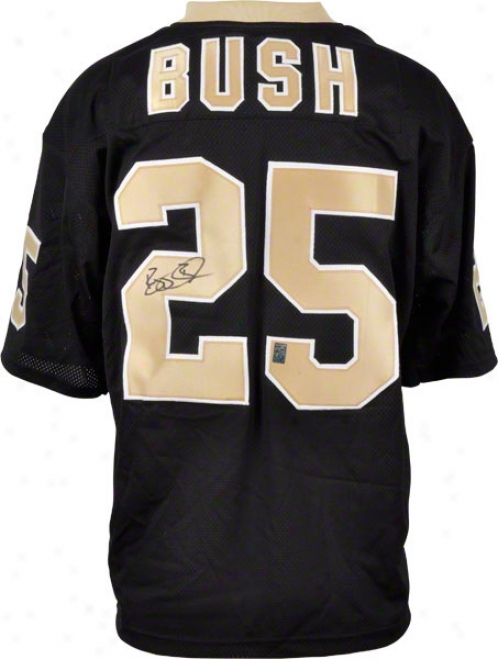 Reggie Bush Repaired Orleans Saints Auyographed Custom Jersey