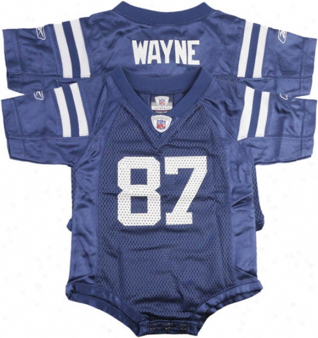 Reggie Wayne Blue Reebok Nfl Imdianapolis Colts Infant Jersey