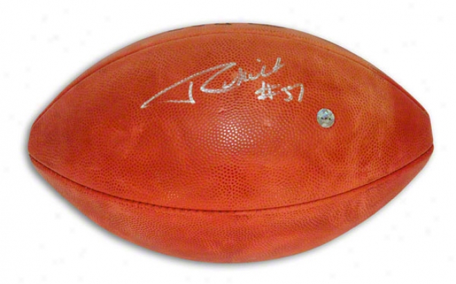 Rich Milot Autographed Nfl Football