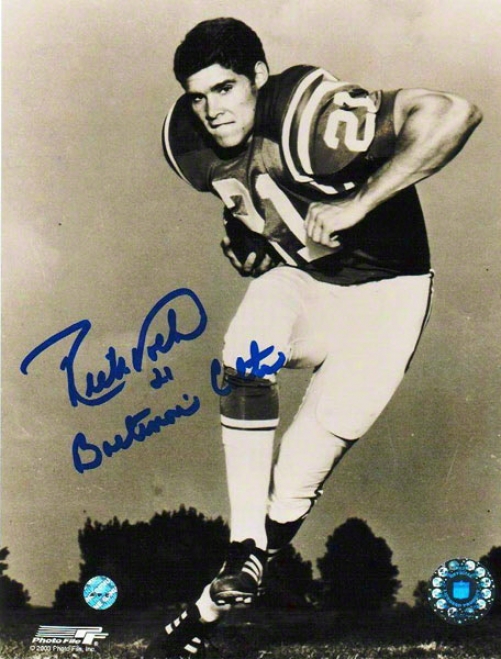 Rick Volk Autographed Baltimore Colts 8x10 Photo Inscribed &quotbaltimore Colts&quot